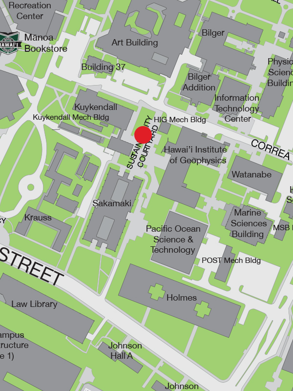 Govinda's Map - located at Sustainability Courtyard