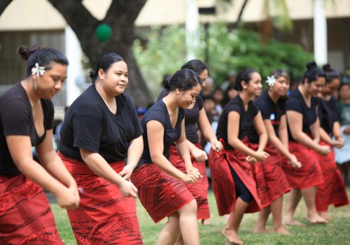 Students Dancing