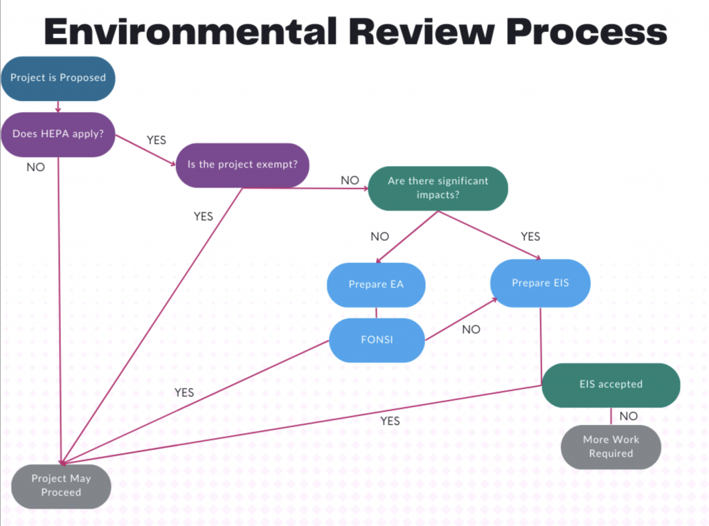 Diagram of a review process