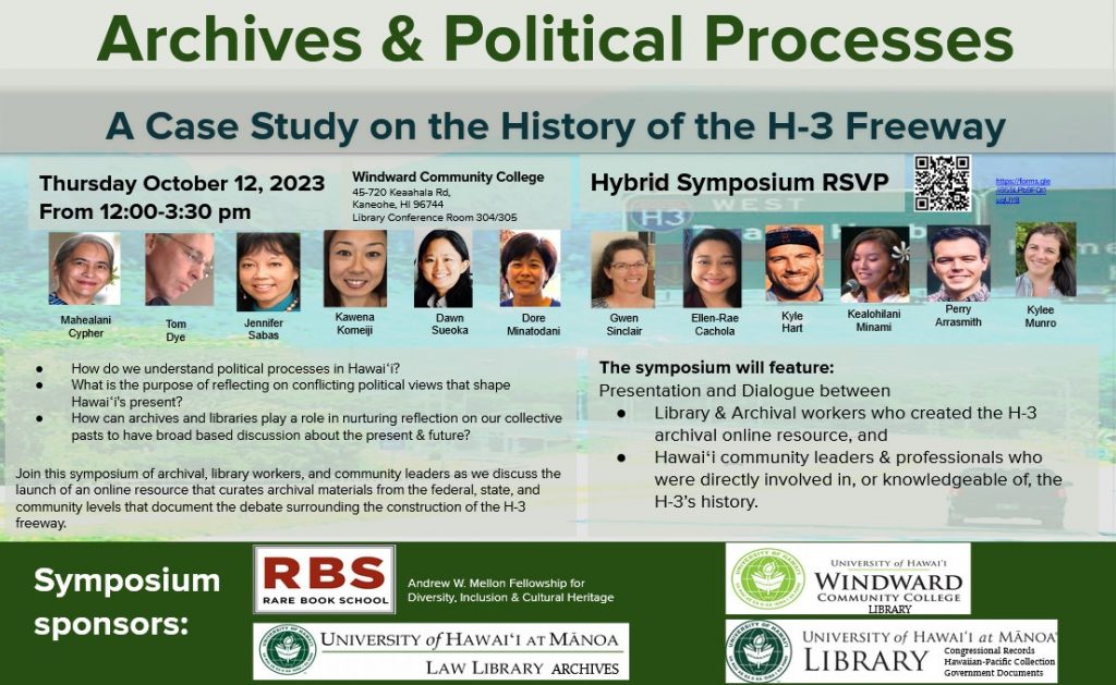 Archives & Political Processes Symposium Announcement
