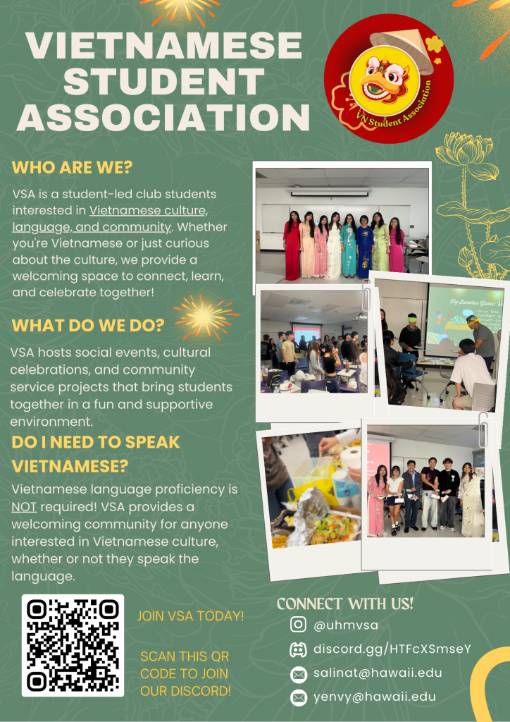 Vietnamese Student Association (VSA) Poster