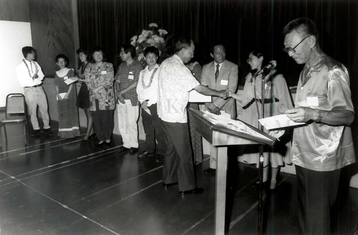 Scholarship presentation by Donald C.W. Kim, August 14, 1992