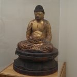 Seated Amida Buddha, 15th century sculpture