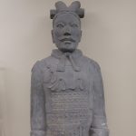 Replica Chinese soldier statue