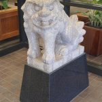 Shinto Lion dog sculpture