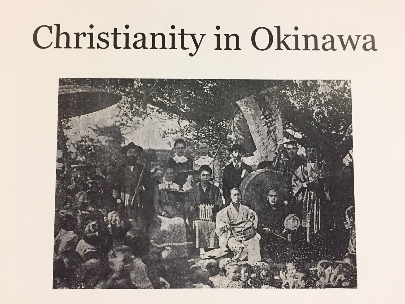 Christianity in Okinawa.