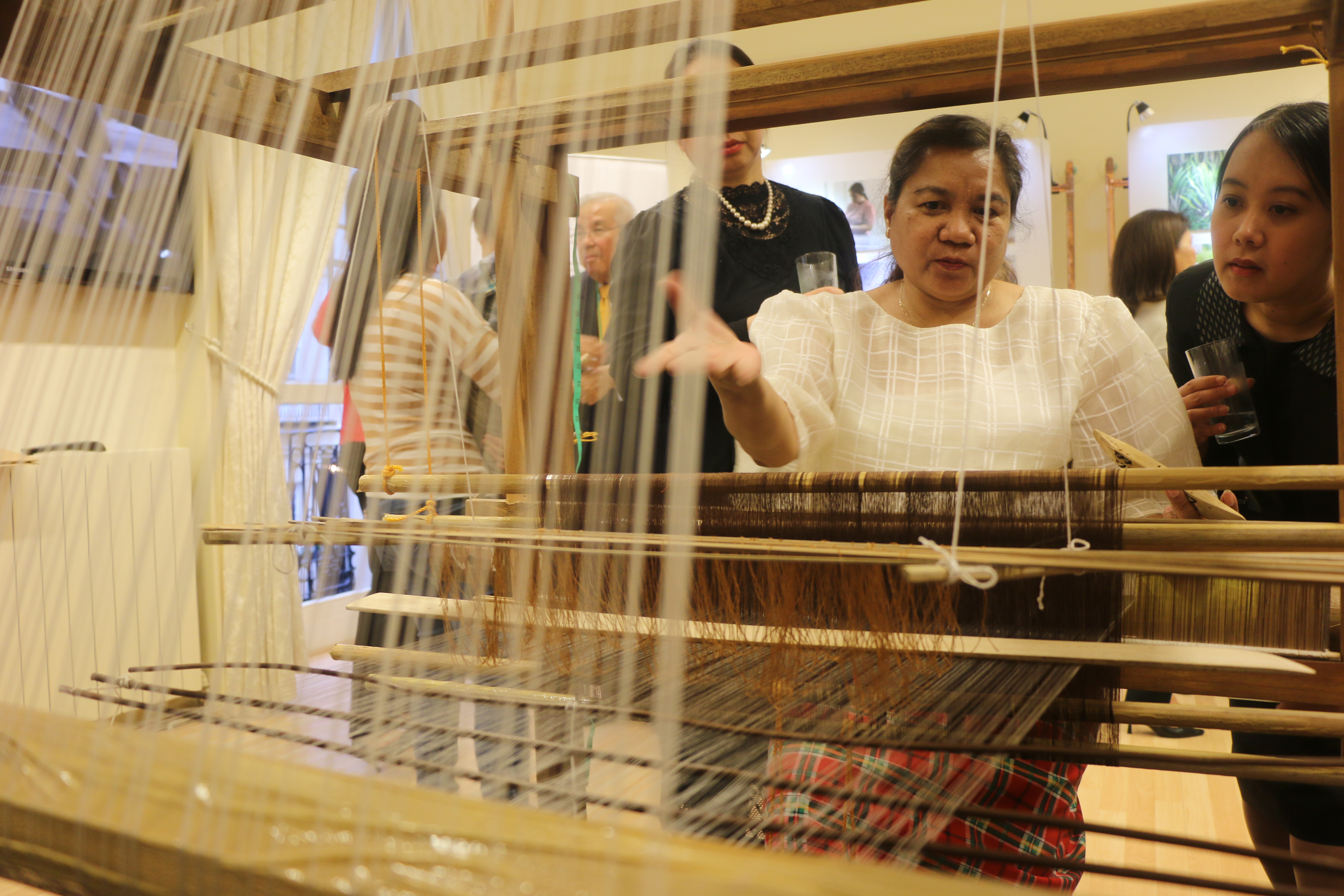 Loom used for Filipino textiles