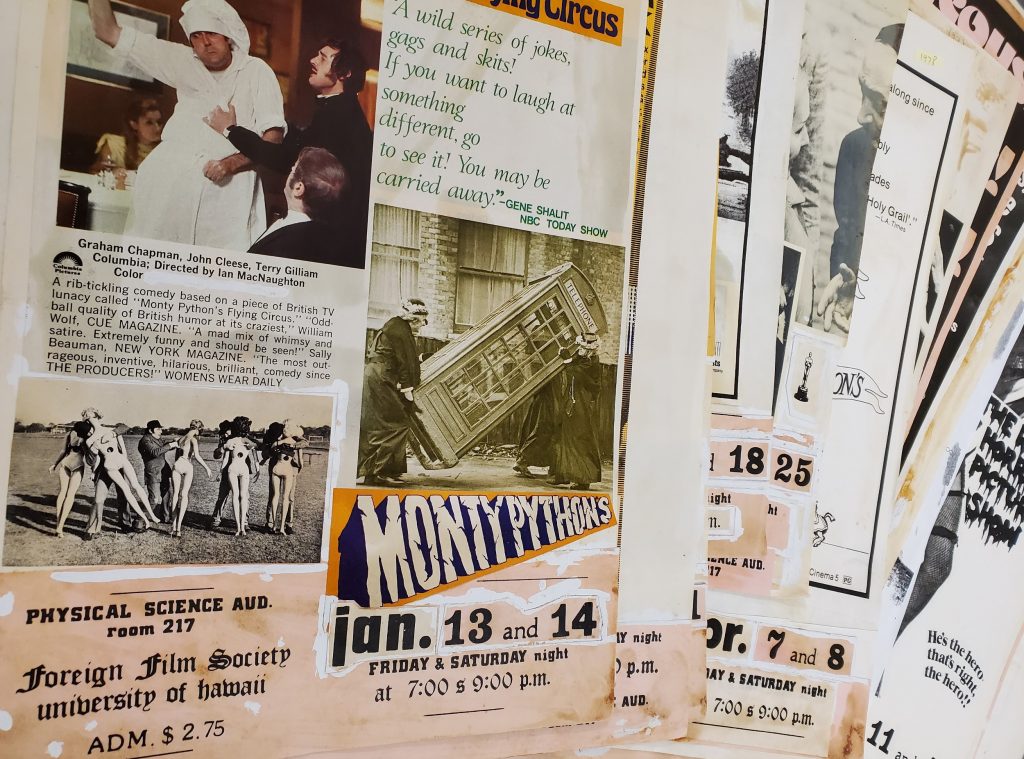 Foreign Film Society Flyers in the Gerard Chapuis Collection