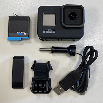 picture of parts of Go-Pro hero 8 camera