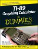 cover image of TI-89 graphing calculator for dummies