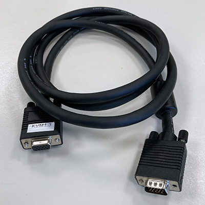 Image of VGA-female to VGA-male cable, 1.8m (6')