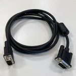 image of VGA-male to VGA-male cable, 1.8m (6')