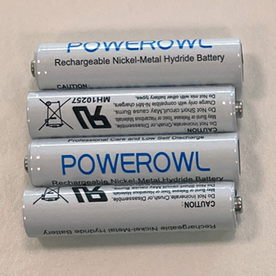 image of four AAA batteries