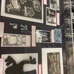 Gorey Exhibit Artwork, Photos, and a frog doll