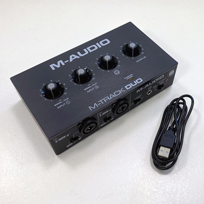 image of M-Audio M-Track Duo – USB Audio Interface (2 mics)