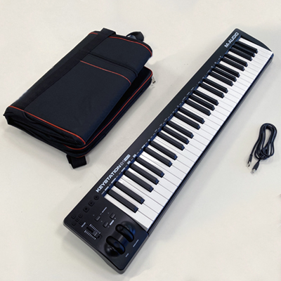image of M-Audio Keystation 61 MK3 - Semi Weighted 61 Key USB MIDI Keyboard Controller
