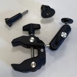 Clamp to mount GoPro camera