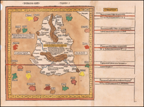[Taprobana] Duodecima Asie Tabula – Sri Lanka as known to the Greeks dated 1482 – Over 500 years old it is the oldest map in the Map Collection.