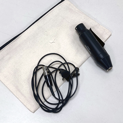 Lavalier microphone with XLR connection