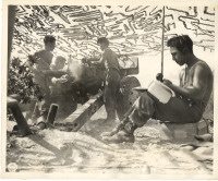 105 mm Howitzer Crew in Italy, July 1944