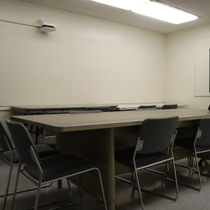 Room With Conference Table And Chairs