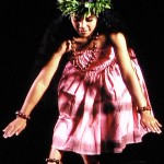Hula dancer in pose