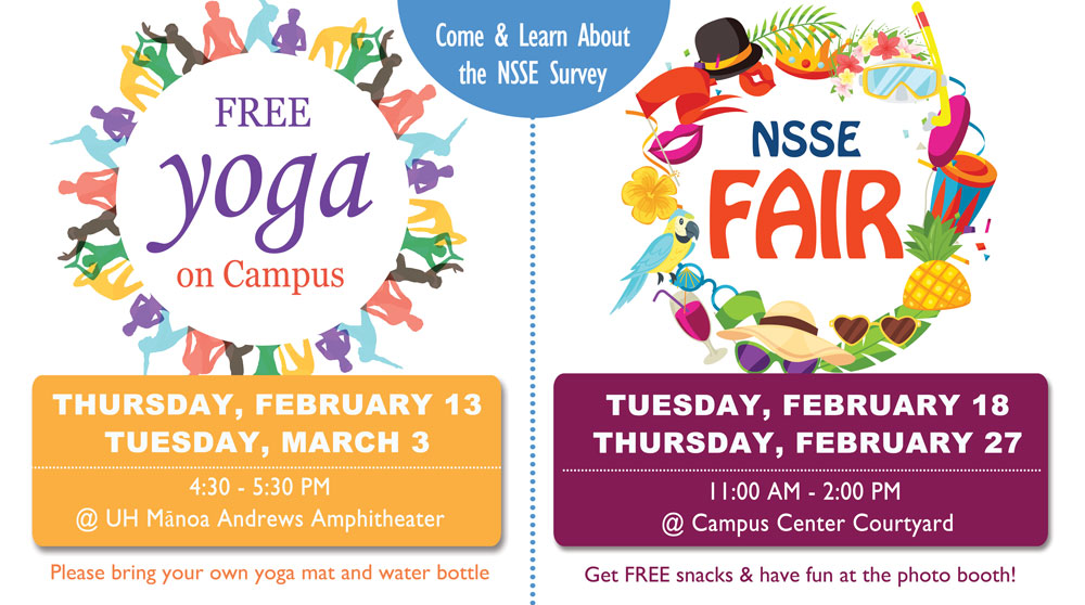 2020 NSSE Fair and Free Yoga on Campus