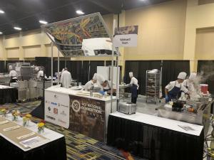 Kapi‘olani CC culinary team in the heat of competition.