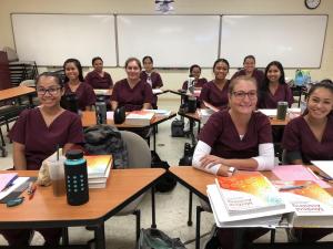 Kaua‘i CC MEDA students on Kaua‘i.