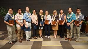 Top clinical trial accrual awardees.