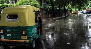A flooded street in India during monsoon rains. Credit: Carol Mitchell, CC BY-NC-ND 2.0