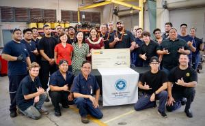 Hawthorne Cat has supported Honolulu CC’s Diesel Mechanics Technology program throughout the years with new equipment and scholarships.