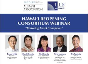 Executives to speak on restoring travel from Japan.