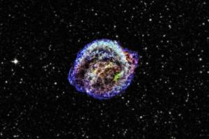 Debris from a star that exploded known as Kepler’s supernova remnant (Photo credit: NASA)