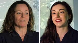 From left: Sarah Fagents and Eleni Ravanis