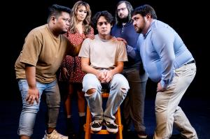Kevin J. Molina, Shayla Santos, Dylan Leming, Howie Norris, Phillip Ikaika Foster in “Walter”