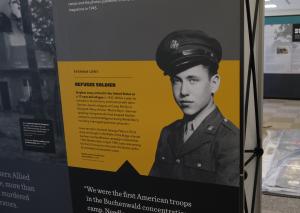 The exhibit at the James & Abigail Campbell Library 
