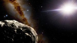 Asteroid 2020 XL5 (lower left)  Credit: NOIRLab/NSF/AURA/J. da Silva/Spaceengine