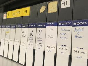 Videotapes from Juniroa Productions Collection related to “Daniel K. Inouye: An American Story."