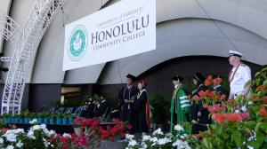 Commencement at Honolulu Community College