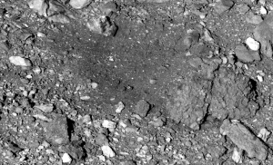 Surface of Bennu. Credit: NASA/ Goddard/ Univ of Arizona.