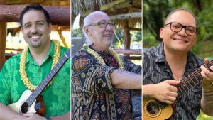 Kamuela Kimokeo, Kawaikapuokalani Hewett and Kapena De Lima
