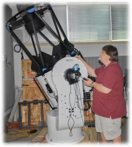  The proposed project includes a 14-foot high, 18-foot diameter dome that will house the telescope.