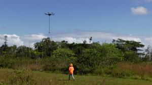 UH Hilo researchers activate remote-controlled drone device, Kūkūau.