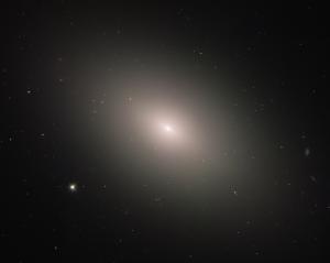 Galaxies like Messier 59 were studied to see if their central black holes changed. Credit: NASA