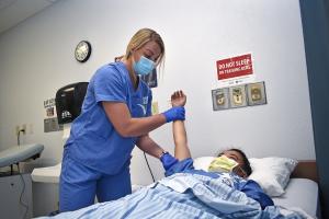 Students training to become certified nurse aides through Good Jobs Hawai‘i.