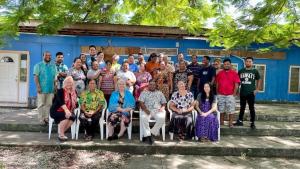 PACMED RMI 3 Cohort, place-based instructors and RMI public school commissioners.