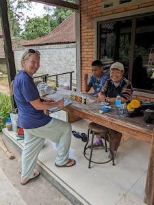 Pamela Scheffler in Indonesia