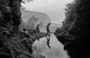 Franco Salmoiraghi, Above Hiʻilawe Falls, 1974, Silver Gelatin Print