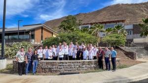 Commencement for Cohort 1 at the Culinary Institute of the Pacific